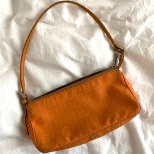 RARE Orange Fendi Shoulder Bag